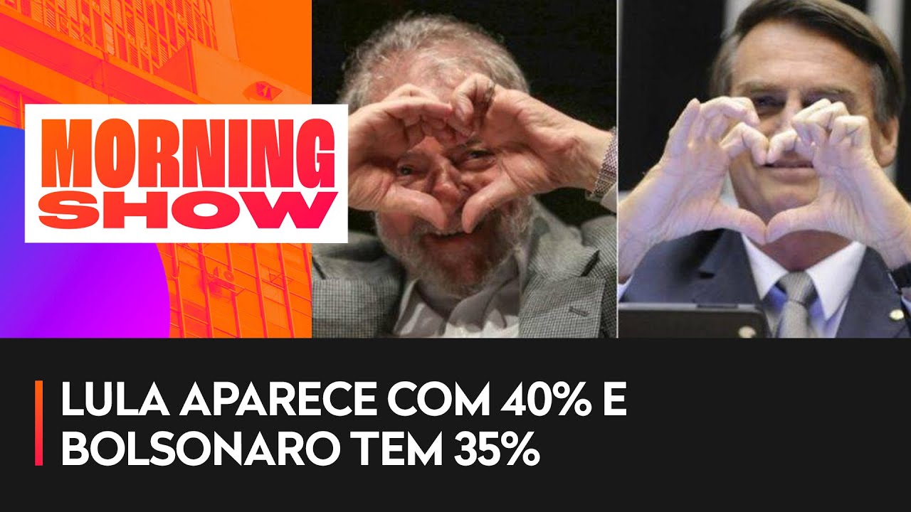 Cai diferença entre Lula e Bolsonaro