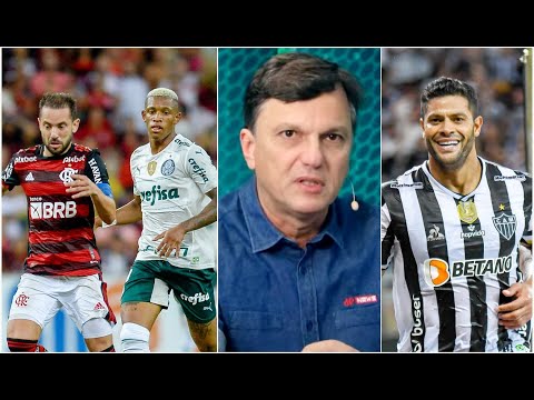 "Se você PEGAR a TABELA de Flamengo e Palmeiras e a do Atlético-MG..." VEJA o que Mauro Cezar FALOU!