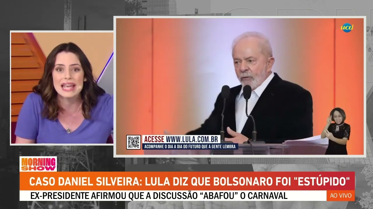 "Foi estúpido" Olha o que Lula falou sobre indulto de Bolsonaro a Daniel Silveira