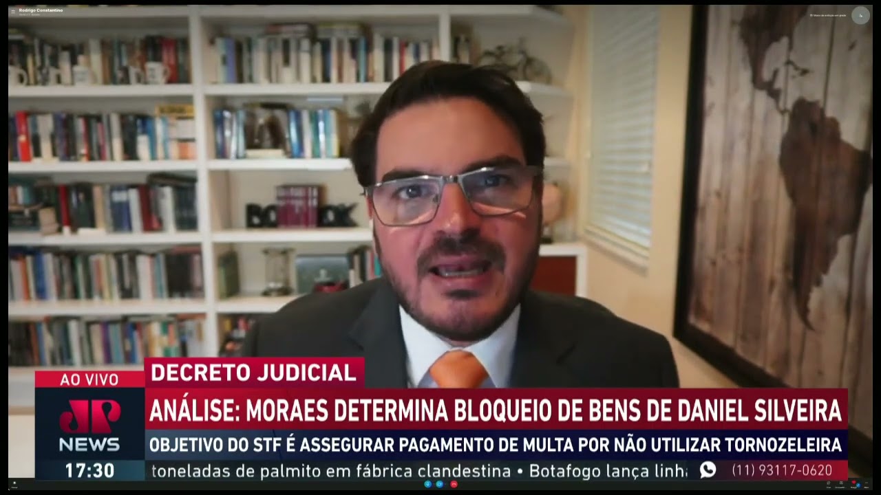 Rodrigo Constantino: Atitudes de Moraes configuram vingança pessoal contra Daniel Silveira