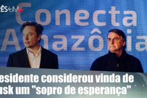Elon Musk e Bolsonaro reúnem-se para falar sobre conectividade na Amazônia
