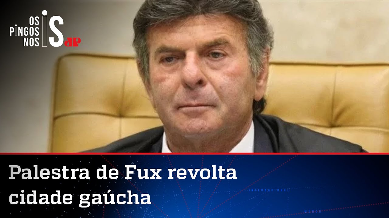 Após protestos, palestra de Fux no Rio Grande do Sul é cancelada