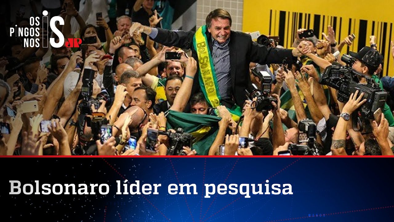 Bolsonaro aparece à frente de Lula em pesquisa eleitoral espontânea