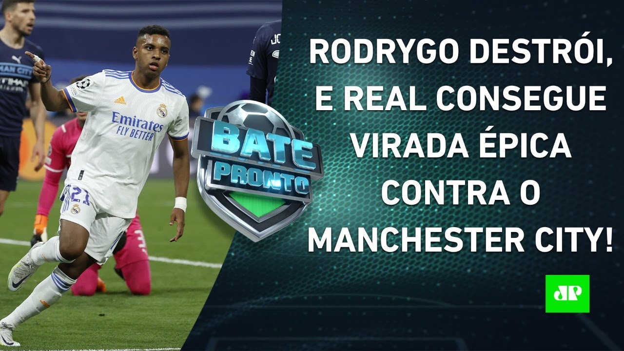 Rodrygo e Real Madrid CHOCAM O MUNDO; Jorge Jesus diz que QUER VOLTAR ao Flamengo! | BATE-PRONTO
