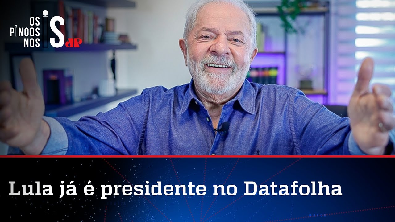 Datafolha garante que Lula vai ganhar a eleição no primeiro turno