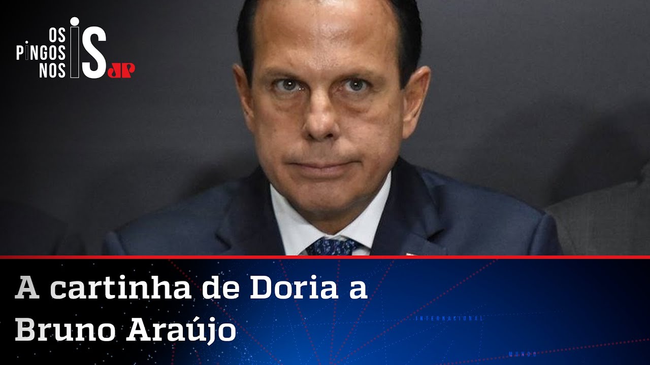 Doria dá piti e escreve carta reclamando de golpe no PSDB