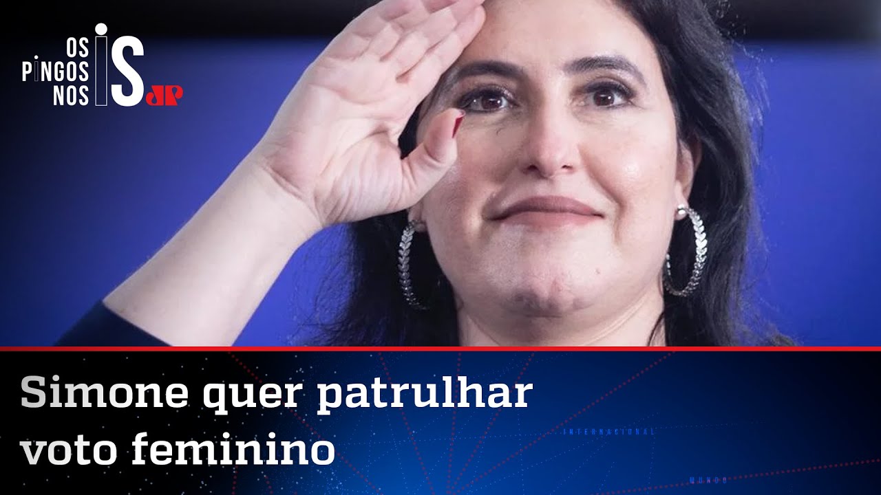 Simone Tebet diz que "mulher vota em mulher" e critica privatização da Petrobras