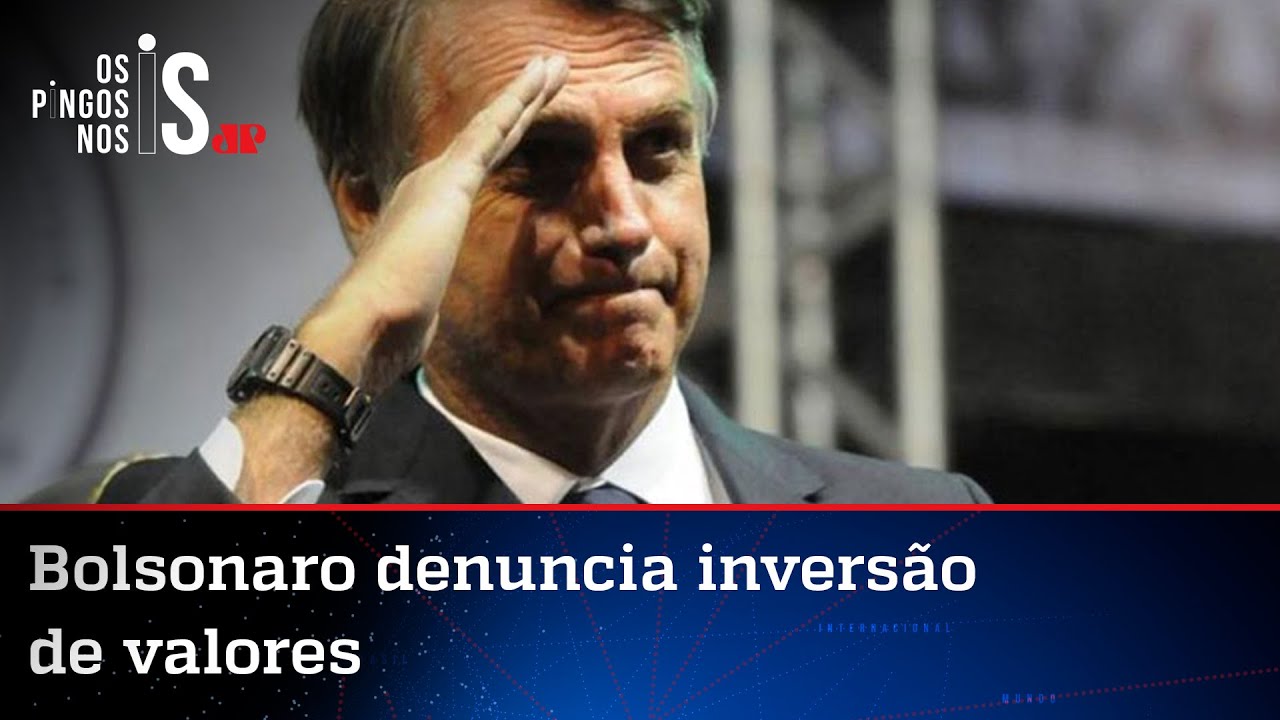 Bolsonaro faz desafio aos esquerdistas: "Visitem área do crime vestidos de polícia"