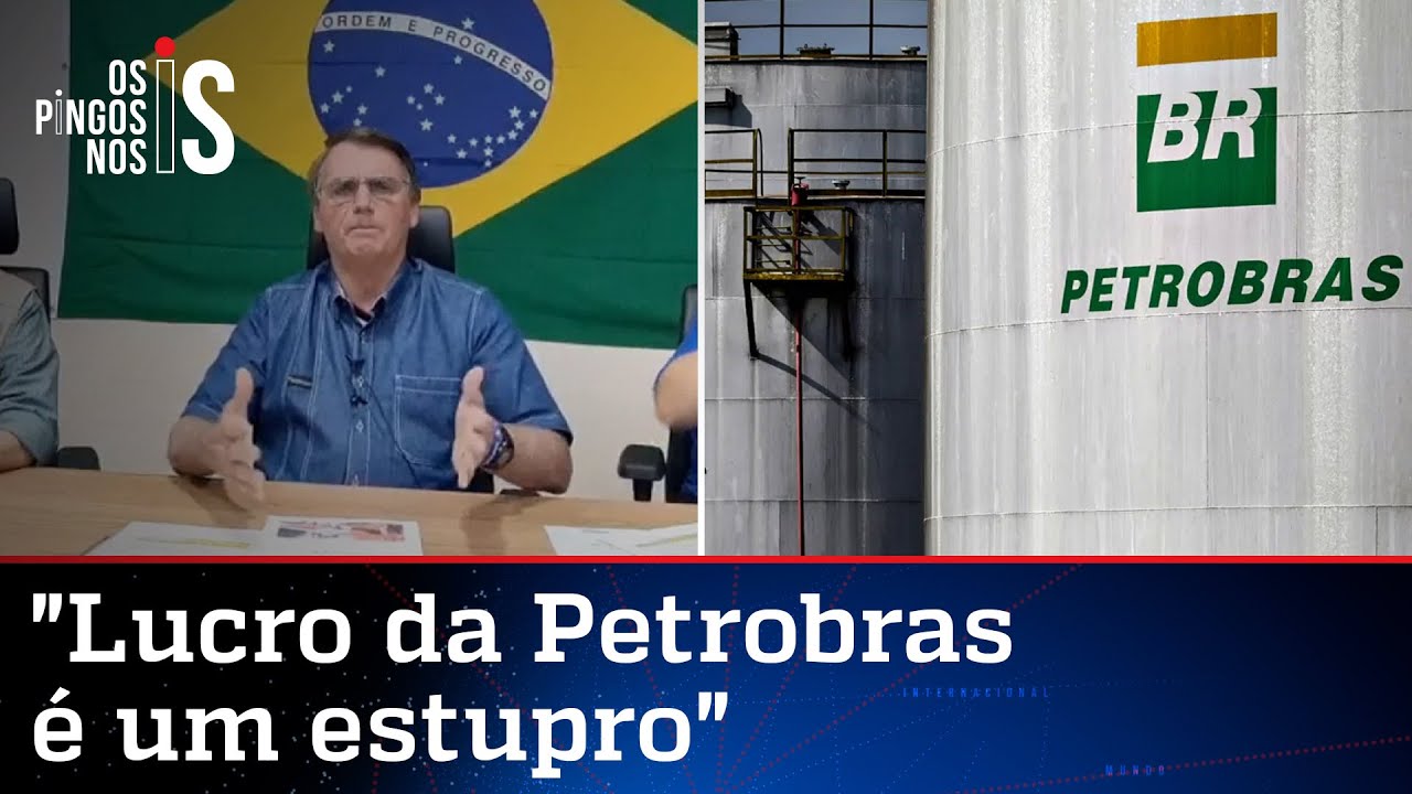 Bolsonaro critica lucro da Petrobras em tempos de crise: "Não quebre o Brasil!"