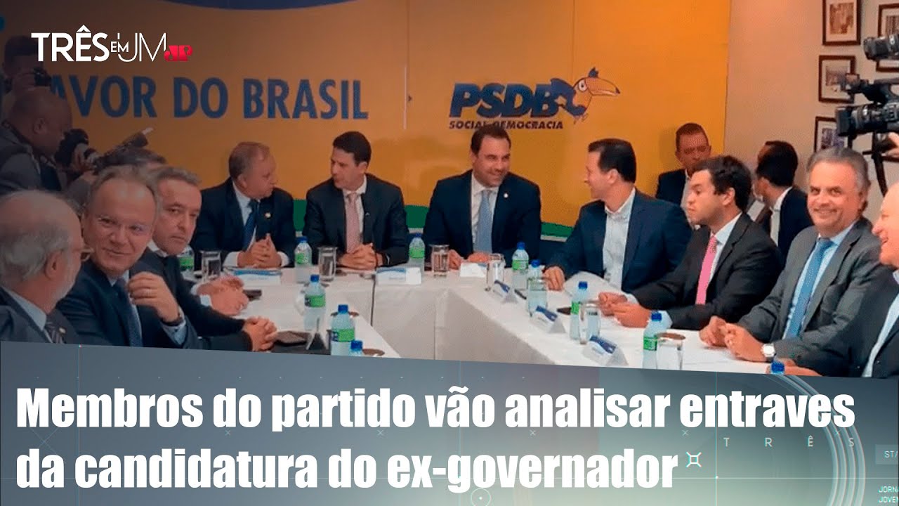 PSDB tem reunião para decidir destino político de Doria