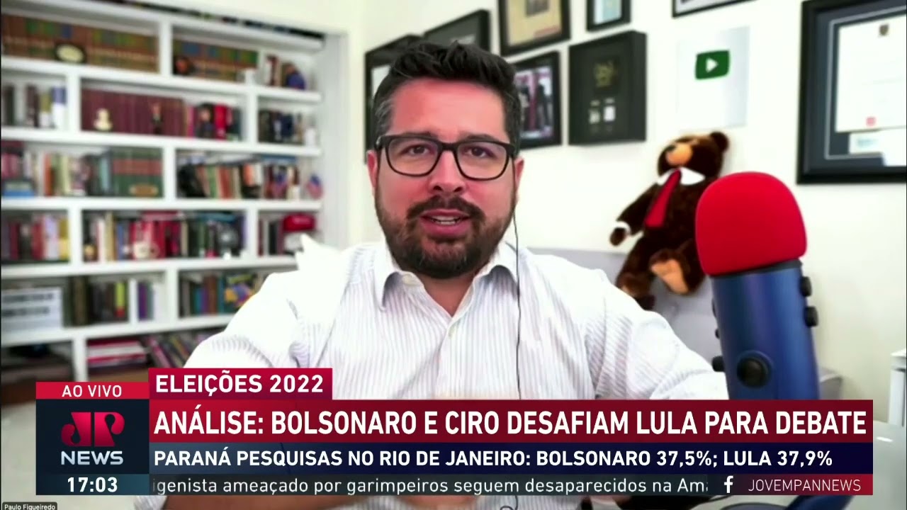 Paulo Figueiredo: Será que Lula aguentaria um debate direto contra Bolsonaro?