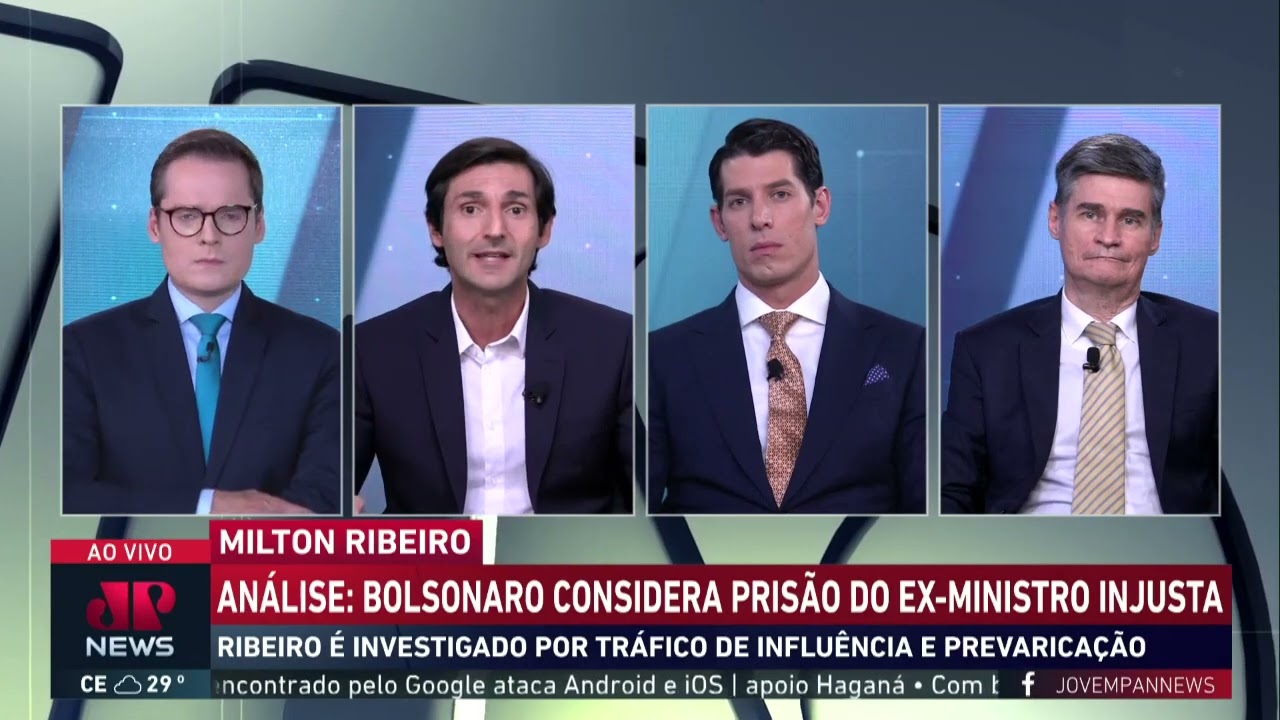 Bolsonaro diz ter considerado prisão de Milton Ribeiro injusta