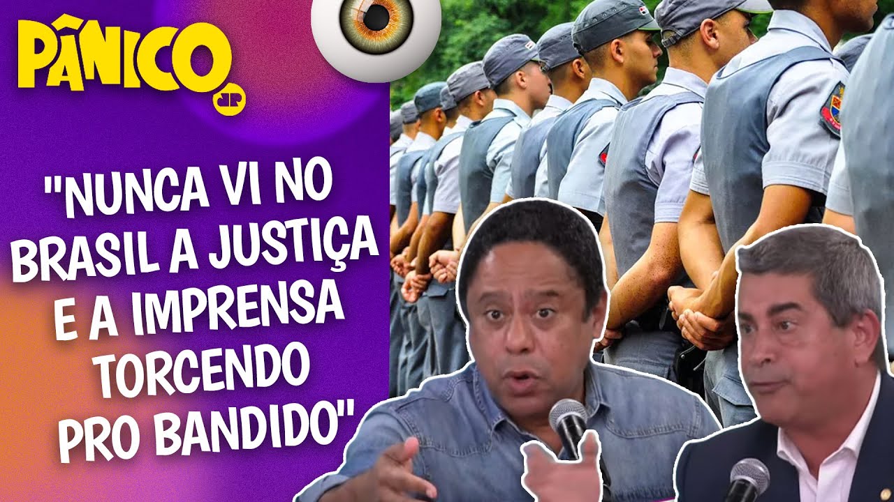 Orlando Silva e Coronel Tadeu têm TRETA sobre 2 PESOS E 2 MEDIDAS PARA POLICIAIS E BANDIDOS
