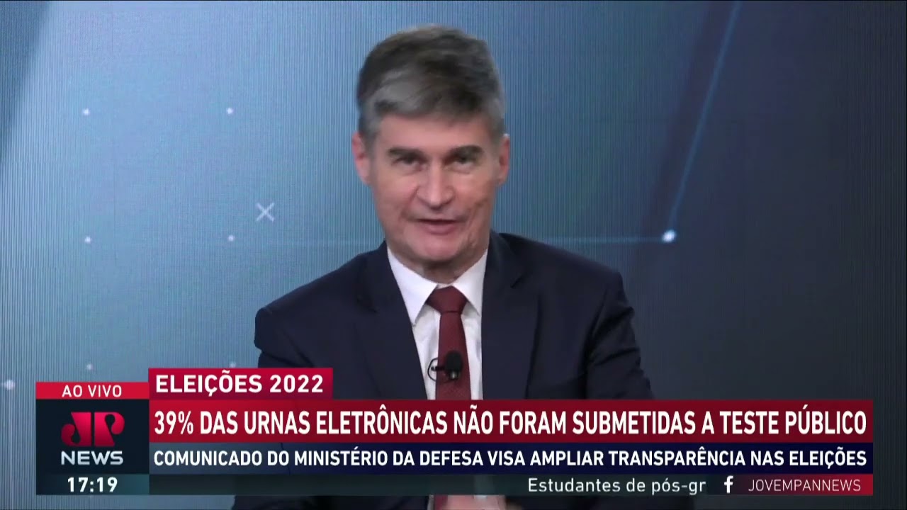 Fábio Piperno: Bolsonaro é parte interessada no processo das urnas eletrônicas