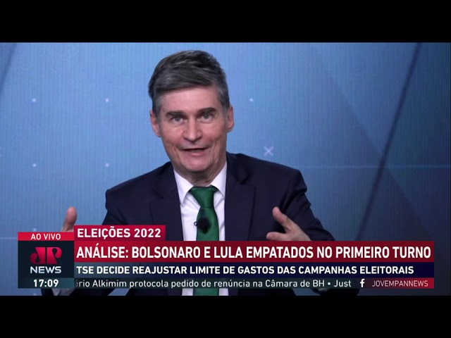 Lula e Bolsonaro estão tecnicamente empatados, segundo pesquisa