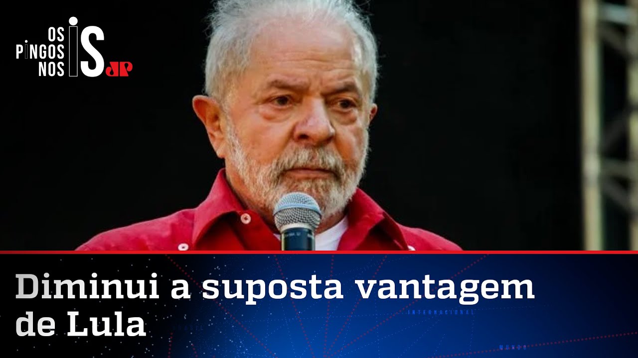 Alegada vantagem de Lula sobre Bolsonaro cai ainda mais e fica em 6 pontos