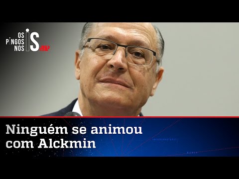 Alckmin tenta empolgar plateia com gritos de "Lula", mas recebe silêncio