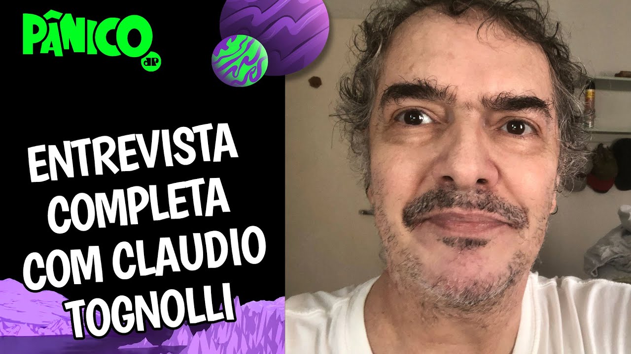 Assista à entrevista com Claudio Tognolli na íntegra