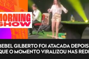 Bebel Gilberto é criticada após pisar na bandeira do Brasil