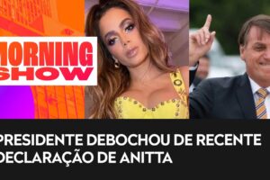 Bolsonaro ironiza Anitta por defender legalização da maconha
