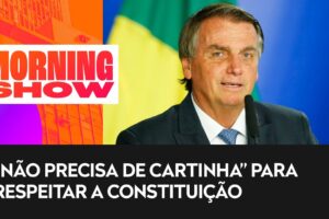 Bolsonaro rebate manifesto pela democracia