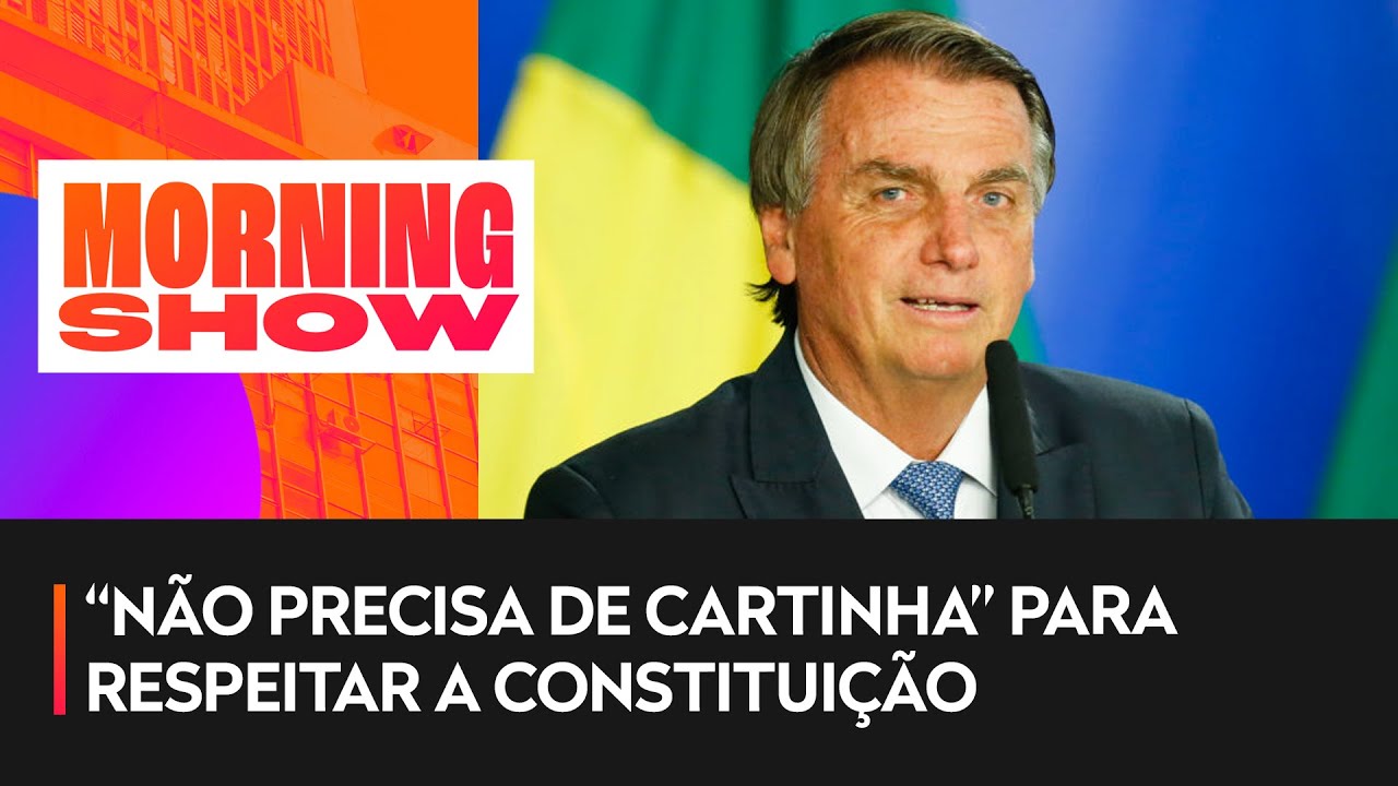 Bolsonaro rebate manifesto pela democracia