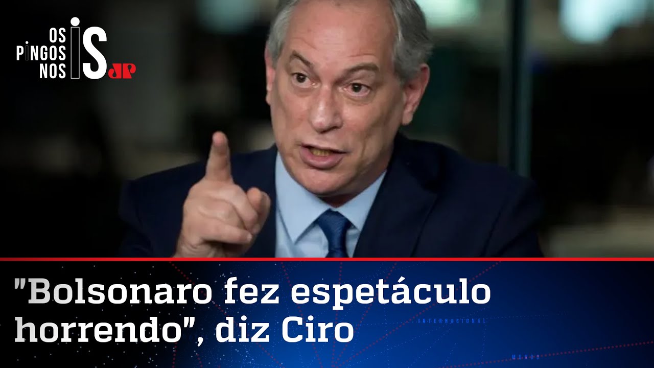 Ciro Gomes e Tebet criticam Bolsonaro por apresentação a embaixadores