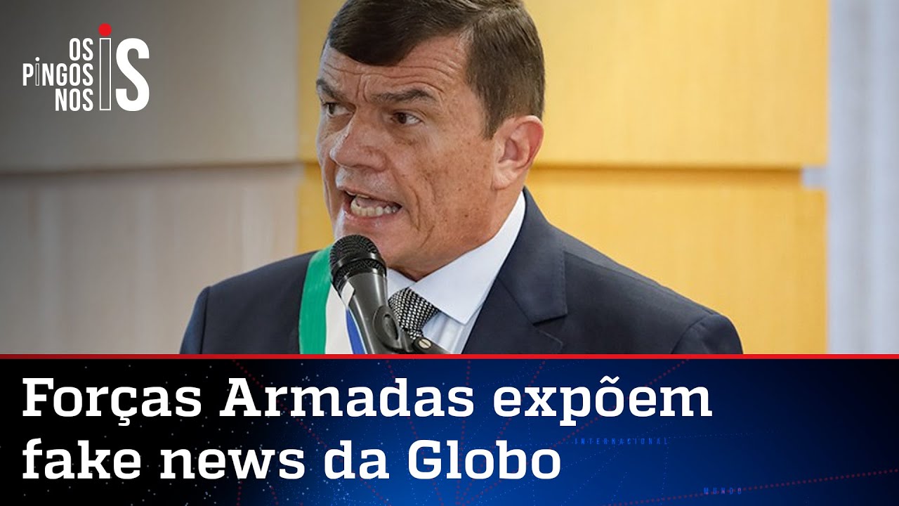 Exército divulga nota oficial desmentindo notícia da Globo