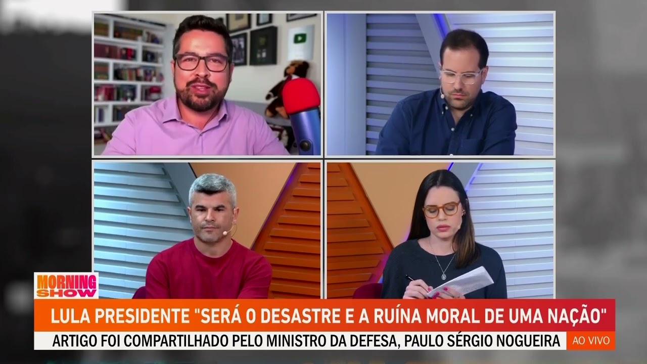 Ministro da defesa diz que Lula na presidência seria a “ruína da nação”