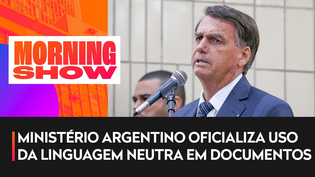 "Agora há pobreze" Bolsonaro ironiza linguagem neutra na Argentina