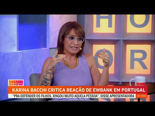 Karina Bacchi critica Giovanna Ewbank por postura em caso de racismo em Portugal