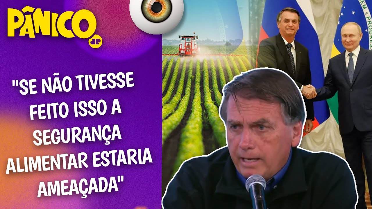 AGRO AUMENTOU A POP APÓS PACIFICAR O MST E DESARMAR FERTILIZANTES DE PUTIN? Bolsonaro comenta