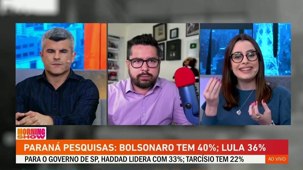 Paraná Pesquisas: Em SP, Bolsonaro aparece com 40%; Lula 36%