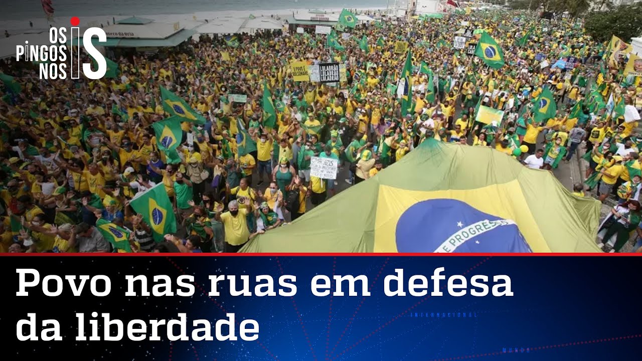 7 de Setembro - Multidão nas ruas e festa em Brasília, Rio e São Paulo