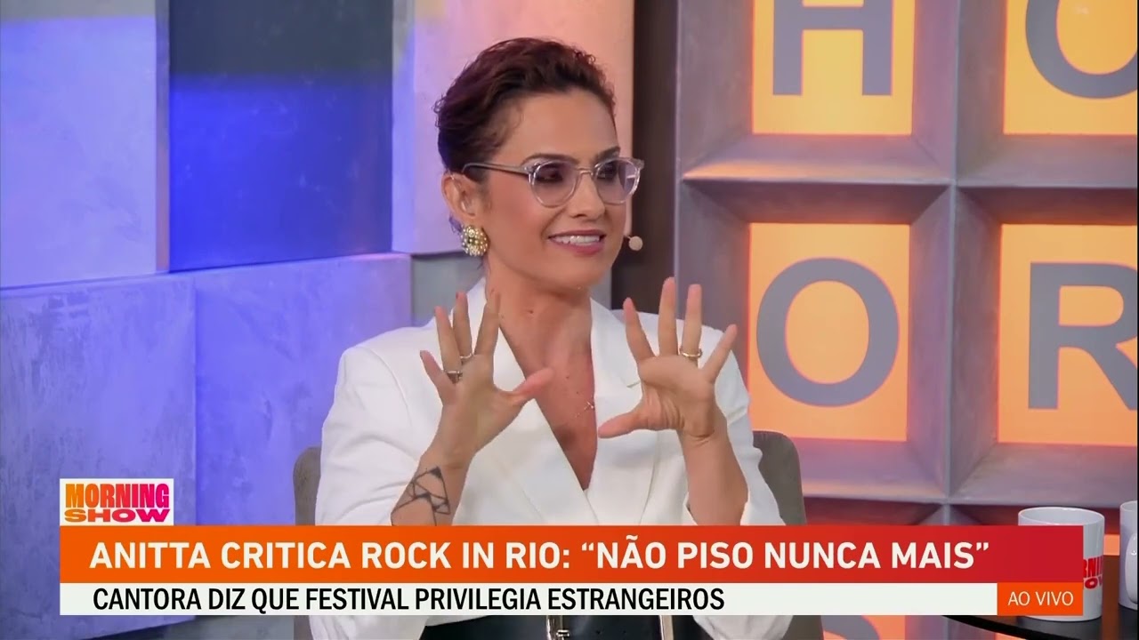 Anitta critica Rock in Rio: ‘Não piso nunca mais’