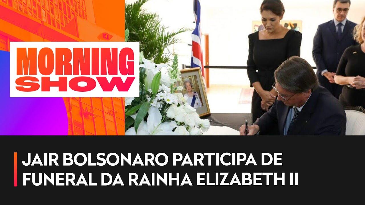 Comentaristas avaliam presença de Bolsonaro em funeral de Elizabeth II