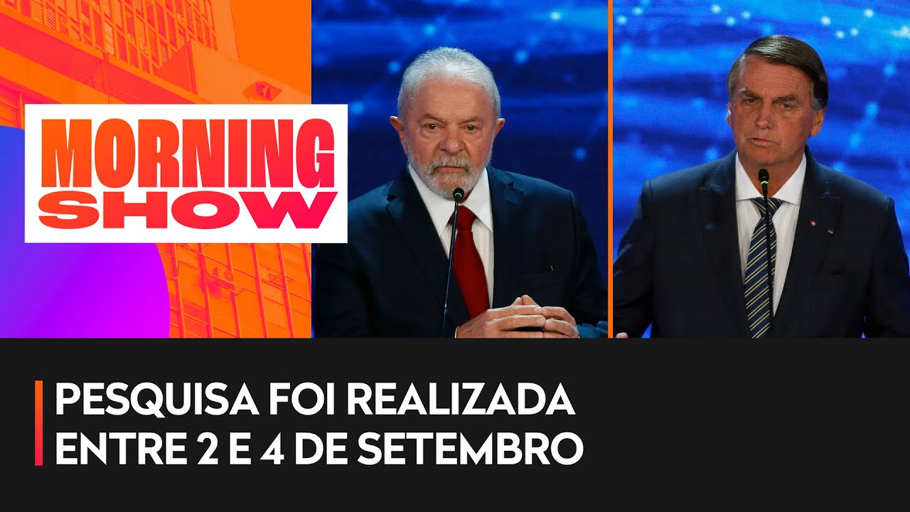 Comentaristas do Morning avaliam pesquisa Ipec: Lula 44% e Bolsonaro 31%