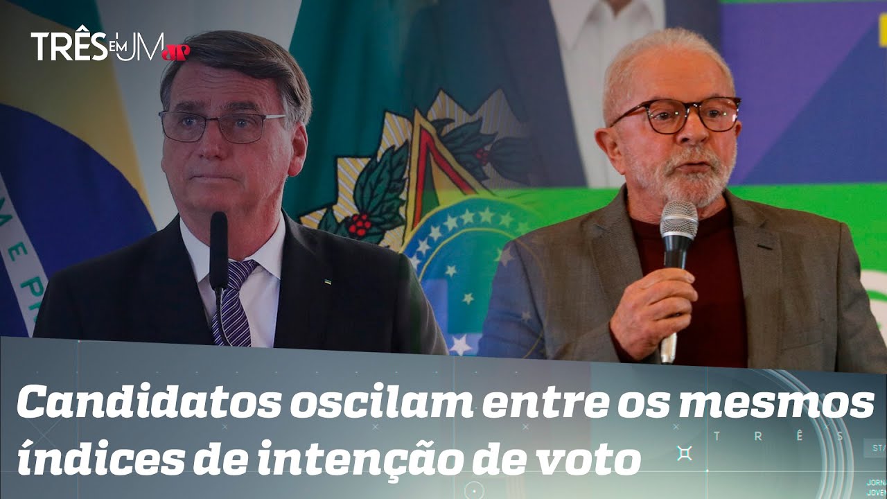 Diferença entre Bolsonaro e Lula cai, segundo diferentes institutos