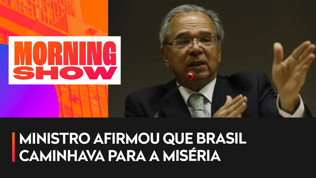 Paulo Guedes reclama de narrativas contra o governo Bolsonaro