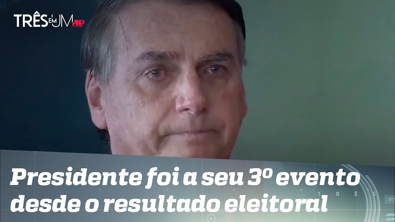 Bolsonaro chora durante evento das Forças Armadas e não discursa