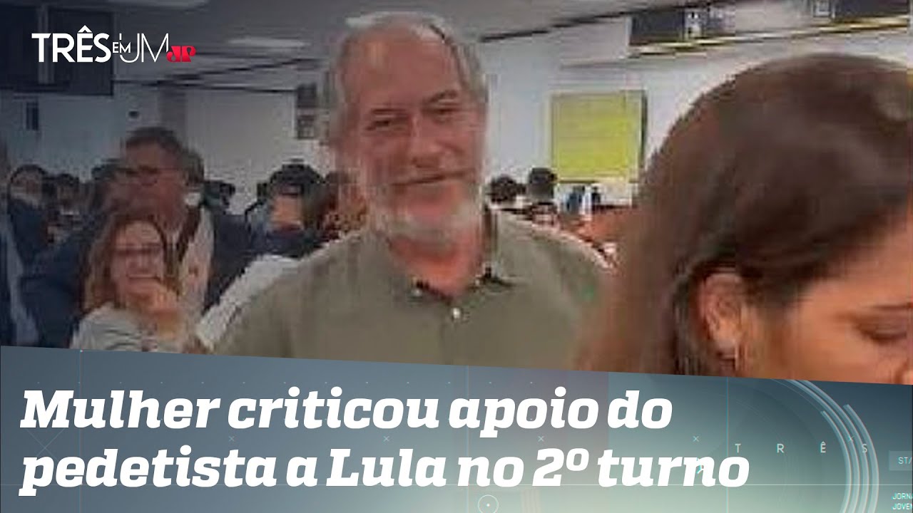 Ciro Gomes é confrontado por opositora no aeroporto de Miami