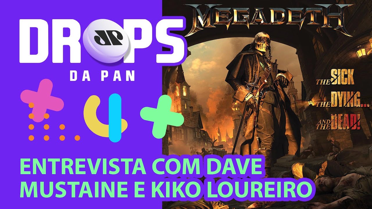 MEGADETH: Entrevista com Kiko Loureiro e Dave Mustaine sobre "The Sick, the Dying... and the Dead!"