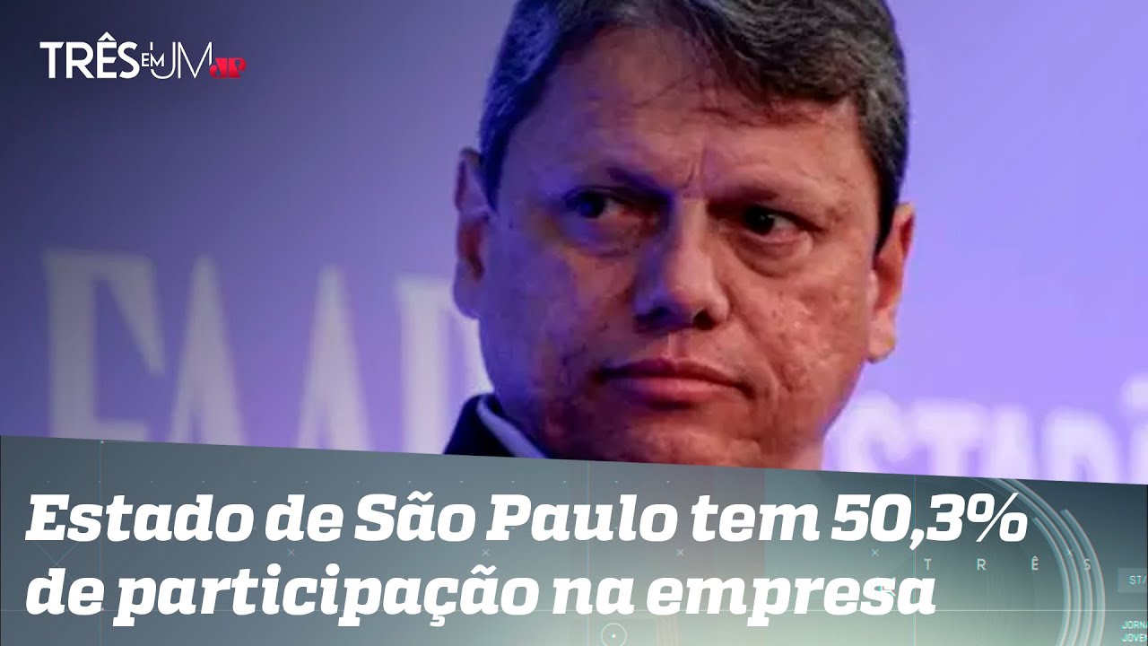 Tarcísio de Freitas volta a defender privatização da Sabesp