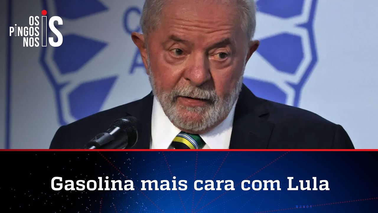 Com Lula, Petrobras anuncia aumento do preço da gasolina em 7,5%