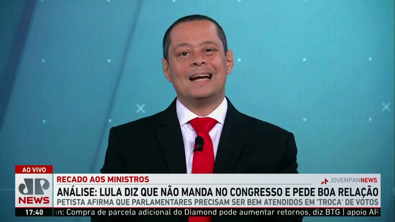 Lula pede boa relação com Congresso em troca de apoio
