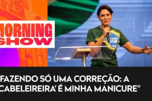 Michelle Bolsonaro ironiza liberação de sigilo