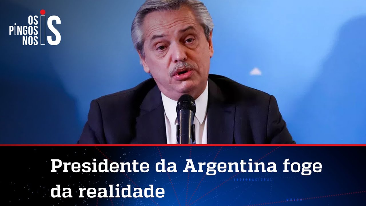 Sem nem ficar vermelho, Fernández diz que inflação da Argentina é 'coisa da cabeça do cidadão'