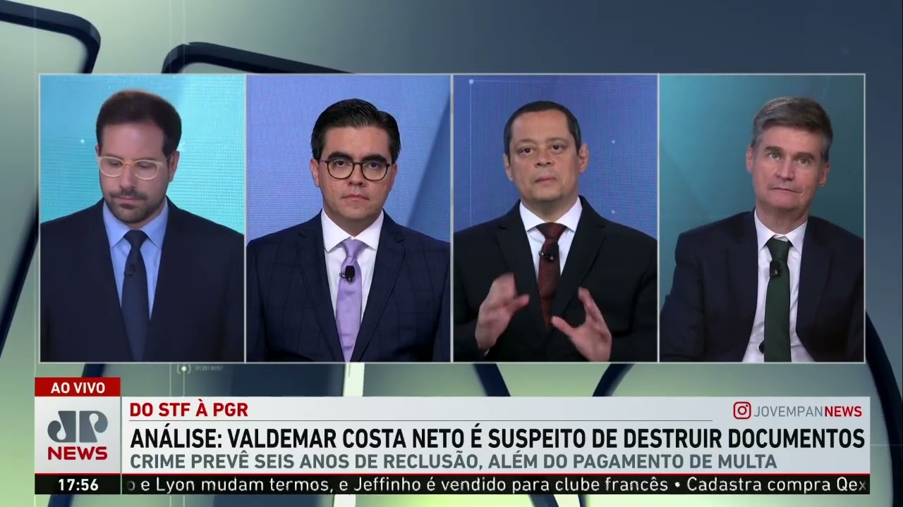 Análise: Valdemar da Costa Neto pode ser investigado por suspeita de destruição de documentos