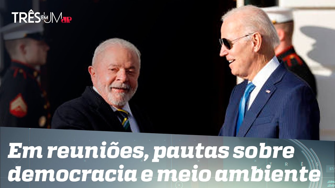 Lula se reúne com democratas e o presidente Joe Biden nos EUA; assista análise