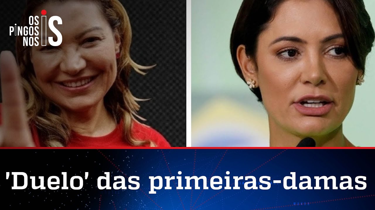 Clima esquenta no debate entre os comentaristas: Michelle Bolsonaro x Janja
